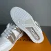 Louis Vuitton White Beige Strap Accent Sneakers #A54338