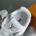Louis Vuitton White Beige Strap Accent Sneakers #A54338