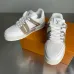 Louis Vuitton White Beige Strap Accent Sneakers #A54338