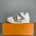 Louis Vuitton White Beige Strap Accent Sneakers #A54338