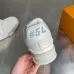 Louis Vuitton White Leather Strap Detail Sneakers #A54337