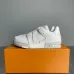 Louis Vuitton White Leather Strap Detail Sneakers #A54337