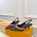 Louis Vuitton Shoes for Women's Louis Vuitton Pumps Chérie Slingback Pumps Black/White #A54180