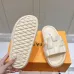 Louis Vuitton Shoes for Women's Louis Vuitton Slippers Waterfront Beach slippers #A53228