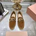 Miu Miu Bow Woven Suede &amp; Leather Boat Shoes #A53179