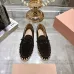 Miu Miu Bow Woven Suede &amp; Leather Boat Shoes #A53179