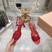 Miu Miu Shoes for Women New style high heel sandals Heel height: 4.5cm/7.5cm #A53225