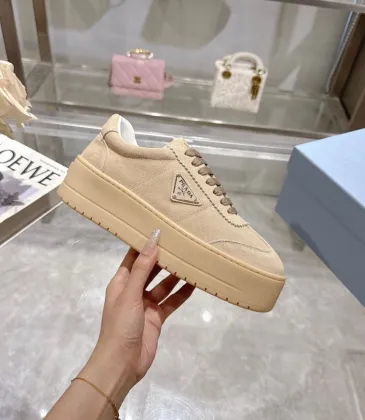 Designer Original brand High Quality Prada Shoes for Women's Prada Sneakers Nude #A52999