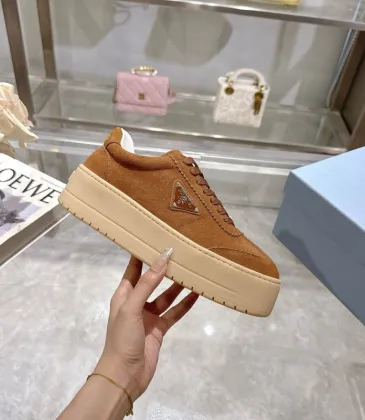 High Quality Prada Shoes for Women's Prada Sneakers Brown 35-41 Size #A53000