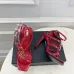 YSL Shoes for Women's Stunning YSL Yellow Patent Leather Strappy High - Heel Sandals Heel height:10.5cm #A54191