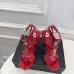 YSL Shoes for Women's Stunning YSL Yellow Patent Leather Strappy High - Heel Sandals Heel height:10.5cm #A54191