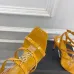 YSL Shoes for Women's Stunning YSL Yellow Patent Leather Strappy High - Heel Sandals Heel height:10.5cm #A54191