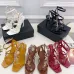 YSL Shoes for Women's Stunning YSL Yellow Patent Leather Strappy High - Heel Sandals Heel height:10.5cm #A54191