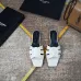 YSL Shoes for YSL slippers 2021 summer new style stone pattern cross woven casual slippers candy color open-toe flat women sandals for women #999901581