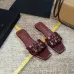 YSL Shoes for YSL slippers 2021 summer new style stone pattern cross woven casual slippers candy color open-toe flat women sandals for women #999901581