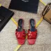 YSL Shoes for YSL slippers 2021 summer new style stone pattern cross woven casual slippers candy color open-toe flat women sandals for women #999901581