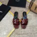 YSL Shoes for YSL slippers 2021 summer new style stone pattern cross woven casual slippers candy color open-toe flat women sandals for women #999901581