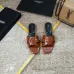 YSL Shoes for YSL slippers 2021 summer new style stone pattern cross woven casual slippers candy color open-toe flat women sandals for women #999901581