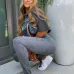 Autumn Pure Skinny High Waist Long Pants 