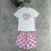 2025 Special Price Gucci Style Logo T-Shirt &amp; Monogram Shorts Set - Designer Women's Summer Outfit #A54157