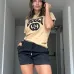 2025 Special Price Gucci Style Logo T-Shirt &amp; Monogram Shorts Set - Designer Women's Summer Outfit #A54157