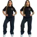 Luxury Louis Vuitton Inspired Monogram Tracksuit Set - Women's Comfortable &amp; Stylish Sportswear Ensemble with Iconic LV Pocket #A54158