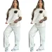 Luxury Louis Vuitton Inspired Monogram Tracksuit Set - Women's Comfortable &amp; Stylish Sportswear Ensemble with Iconic LV Pocket #A54158