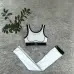 new fashion alo yoga sports vest pants running fitness waist-tightening women's clothing two-piece set #A51025